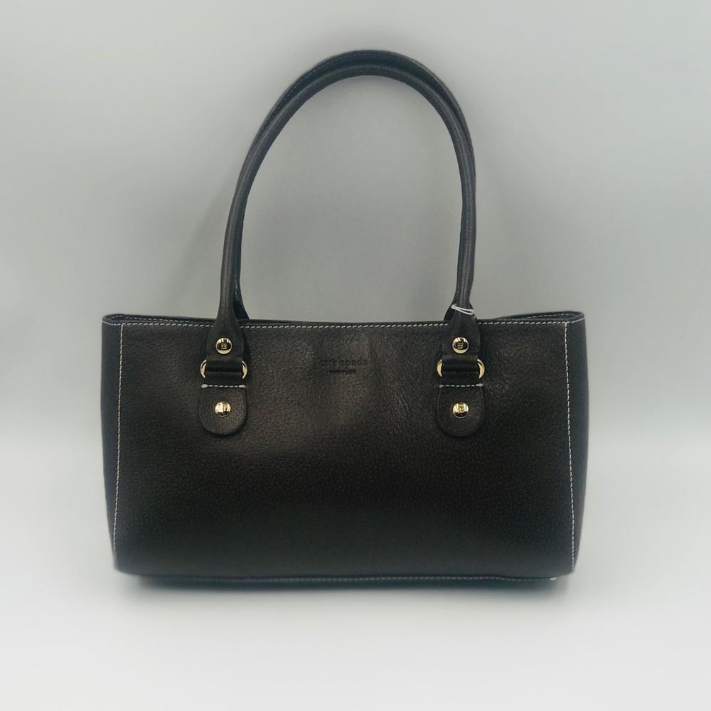 Elegant Brown Leather Tote Bag